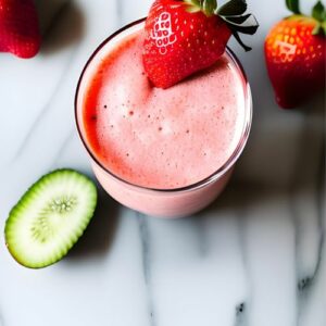 strawberry cucumber smoothie
